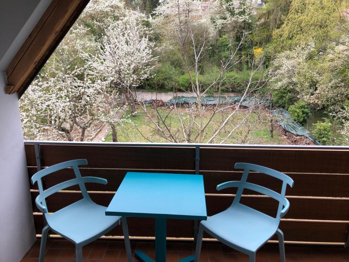 Blaues Zimmer Mit Grossem Balkon, Bad Ist Ein Traum, 50 Schritte Zum Radweg Am Main,Ideal For Short Stay Mainstockheim Exteriör bild